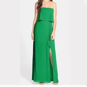 BCBGMAXAZRIA Green Felicty Gown